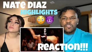 Gangster’s Paradise| Nate Diaz Highlights REACTION!!!// BETTER THAN TYSON ?