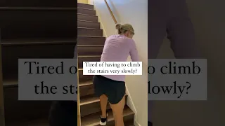 One exercise to help climb the stairs FASTER #physicaltherapist