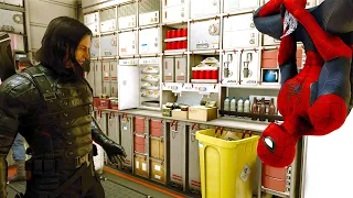 Bucky Barnes and Spider Man Unique Dialogue in Marvel's Avengers Game Winter Soldier DLC