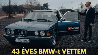 43 éves BMW-t VETTEM, E23 735i