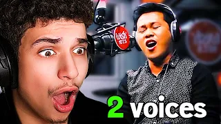 Man With 2 Voices Sings The Prayer Live!