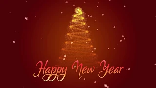 Christmas Tree Animation and Colorful Magic Trails with Particular. Анимация елки, снежинок и магии