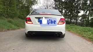 Mercedes C200 cgi AMG EXHAUST SOUND