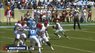 Lamar Jackson 75-YD Bomb to Jaylen Smith vs. UNC(Like Lamar Jackson Song)