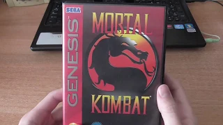 Распаковка и показ Mortal Kombat для Sega Genesis