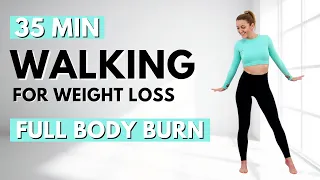 🔥35 Min WALKING WORKOUT for WEIGHT LOSS🔥ALL STANDING🔥NO JUMPING🔥KNEE FRIENDLY🔥