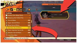 How To Farm Unlimited Sacred Water/Level Up To Lvl 300 (DLC 2) - Dragon Ball Z Kakarot