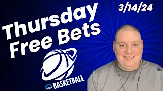 Thursday 5 Free NCAAB Picks & Betting Predictions - 3/14/24 l Picks & Parlays