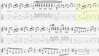 "Beatles - Two of Us" Easy Finger Style Tab