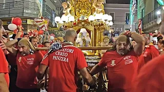 "Calata del Partito" Cereo Rione Panzera ~ Motta Sant'Anastasia (Video completo) 22.8.2023