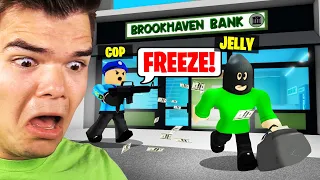I ROBBED A BANK To Get RICH On My FIRST DAY In BROOKHAVEN! (Roblox)
