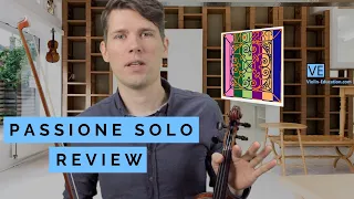 Violin Strings Review - Passione Solo From Pirastro