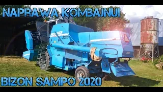 Przygotowania do żniw czyli naprawa kombajnu BIZON SAMPO 2020