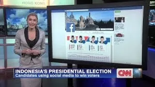 Indonesian candidates use social media