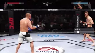EA UFC 2 (PS4) Connor Mcgregor vs Dennis Siver - Full Fight  (2 Rounds)