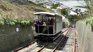 A ride on the Aberystwyth Cliff Railway 05/04/2016