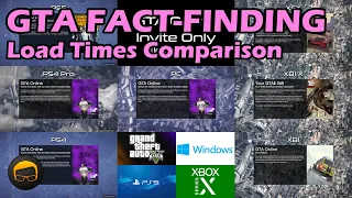 GTA 5 Load Times Comparison 2021 (PS5, XSX, PC, PS4 Pro, XB1 X, PS4, XB1) - GTA 5 Fact-Finding №34