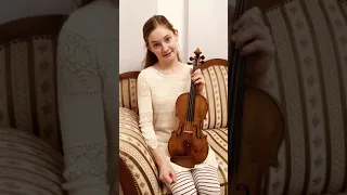 Alma's new violin