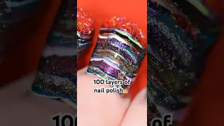 100 layers of nail polish (year 7 Simply Nailogical) 🏔️💅🫡