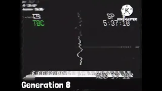 VHS Generation Loss 1 to 20 50FPS