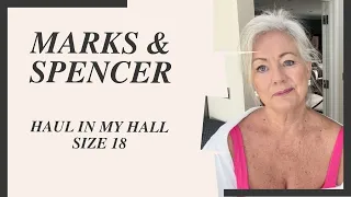 Marks and Spencer Haul in my Hall - I'm a size 18, 5'6" tall