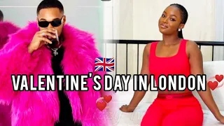 BELLA AND SHEGGZ CELEBRATING VALENTINE'S DAY IN LONDON || WHAT BELLA GOT