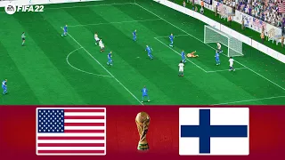 FIFA 23 - USA vs FINLAND - FIFA WORLD CUP FINAL - FULL MATCH | GAMEPLAY PC