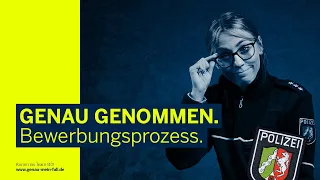 GENAU GENOMMEN - Bewerbungsprozess | Polizei NRW