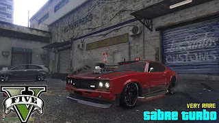 GTA 5: Best Rare Vehicle " Custom Sabre Turbo " muscle