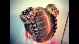 Braids And Buns Little Girls Hairstyle
