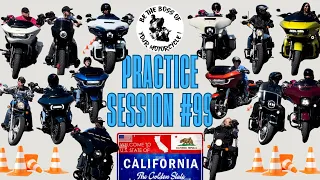 Practice Session #99 - California - Advanced Slow Speed Motorcycle Riding Skills