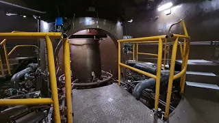 Pumped Hydro power turbine start up (LOUD !)