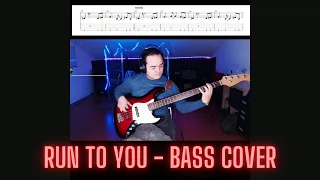 Run to you - Bryan Adams bass tabs