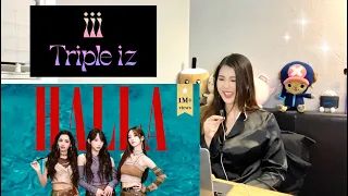 Triple iz - Halla | Official Video (Reaction Video)