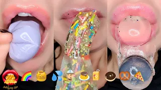 Satisfying ASMR Eating Emoji Food Challenge Mukbang 먹방