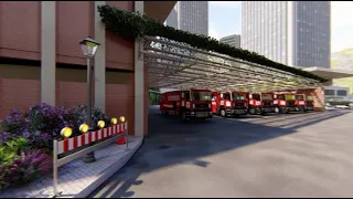 Fire Station Project Animation