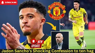 📛SCANDAL🚨JADON SANCHO SENDS HARSH MESSAGE TO UTD MANAGER AHEAD OF CHAMPIONS LEAGUE GLORY