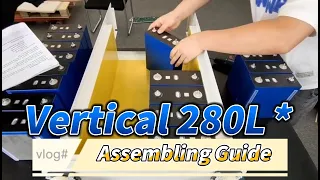 DIY Vertical 280L 51.2V 280Ah Battery Pack Assembling Guide