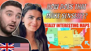British Couple Reacts to Really Interesting US Maps You Need To See