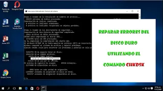 Reparar sectores defectuosos del disco duro utilizando el comando CHKDSK