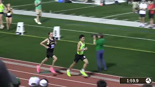 Tight Finish at Jesuit Twilight Relays Boys Mile