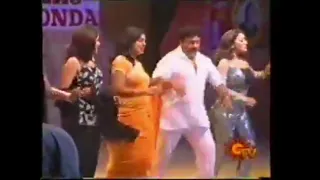 Prabhu & actress dancing |  Malaysia natchathira kalai vizha 2002