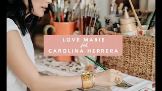 HOW I PAINT MY BAGS: LOVE MARIE FOR CAROLINA HERRERA | Heart Evangelista