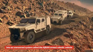 EDGE Unveils Armed Robotic Vehicle, Unmanned Ground Vehicles at IDEX 2021