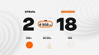 Мой спортивный год в Strava (2018)