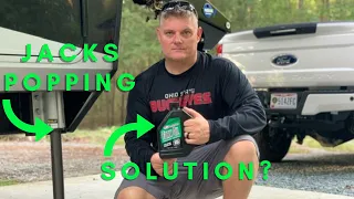 Jacks Popping / LCI Hydraulic Level Up / RV Life / Grand Design Solitude / Full Time RV Living / DIY