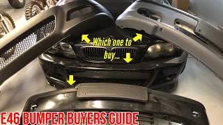 How to know which E46 M3 bumper you should buy. (Way more complicated than previously thought) ZHP