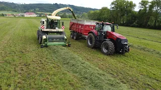 Senáže 2024/ Agrospol, a. d. Knínice/ Krone/ Case/ Valtra/ Zetor