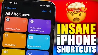 INSANE iPhone Shortcuts You NEED to TRY !