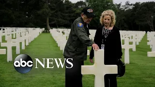 World War II veterans pay respects at US cemetery in Normandy